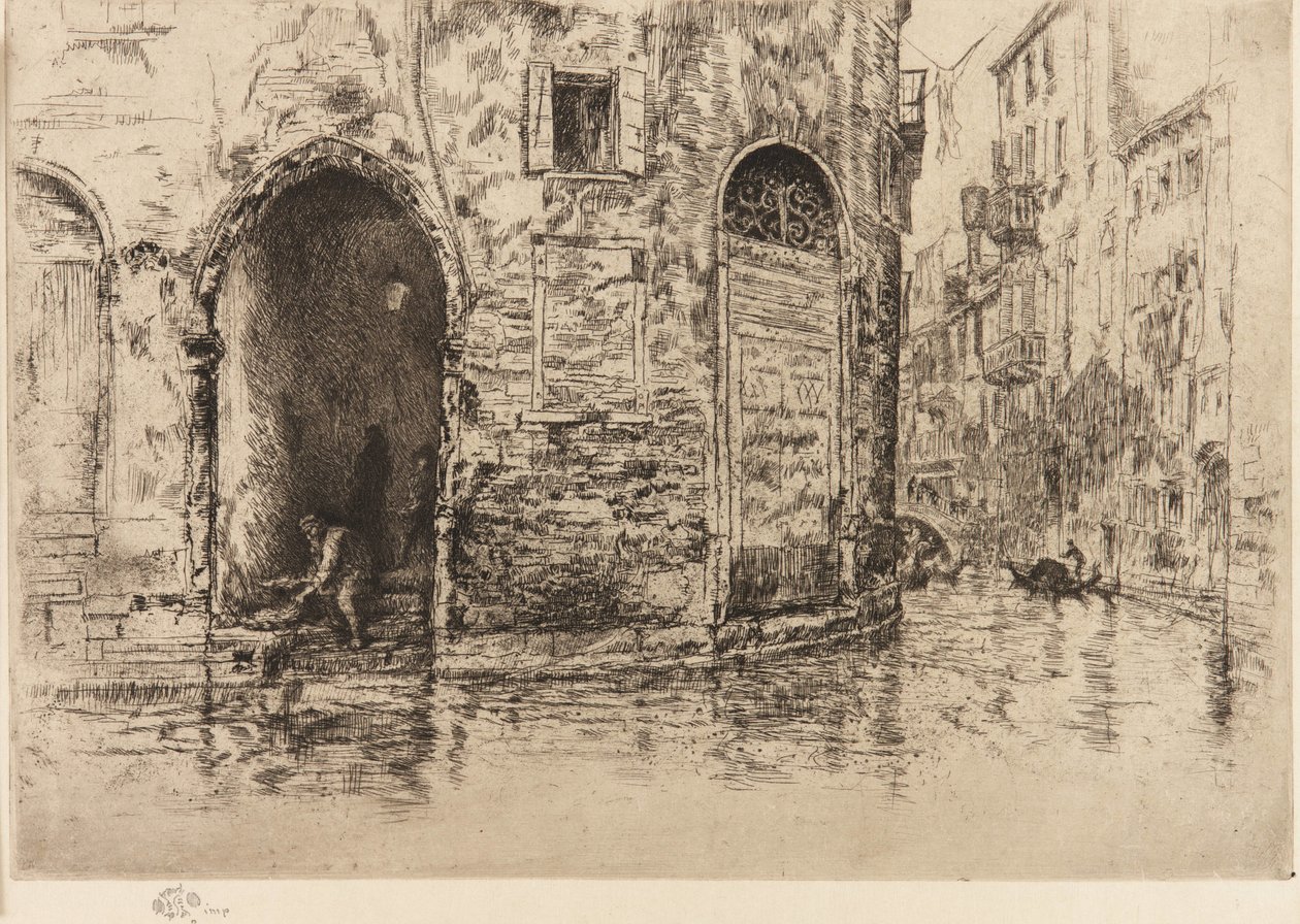 Die zwei Türöffnungen, 1879-1880 von James Abbott McNeill Whistler
