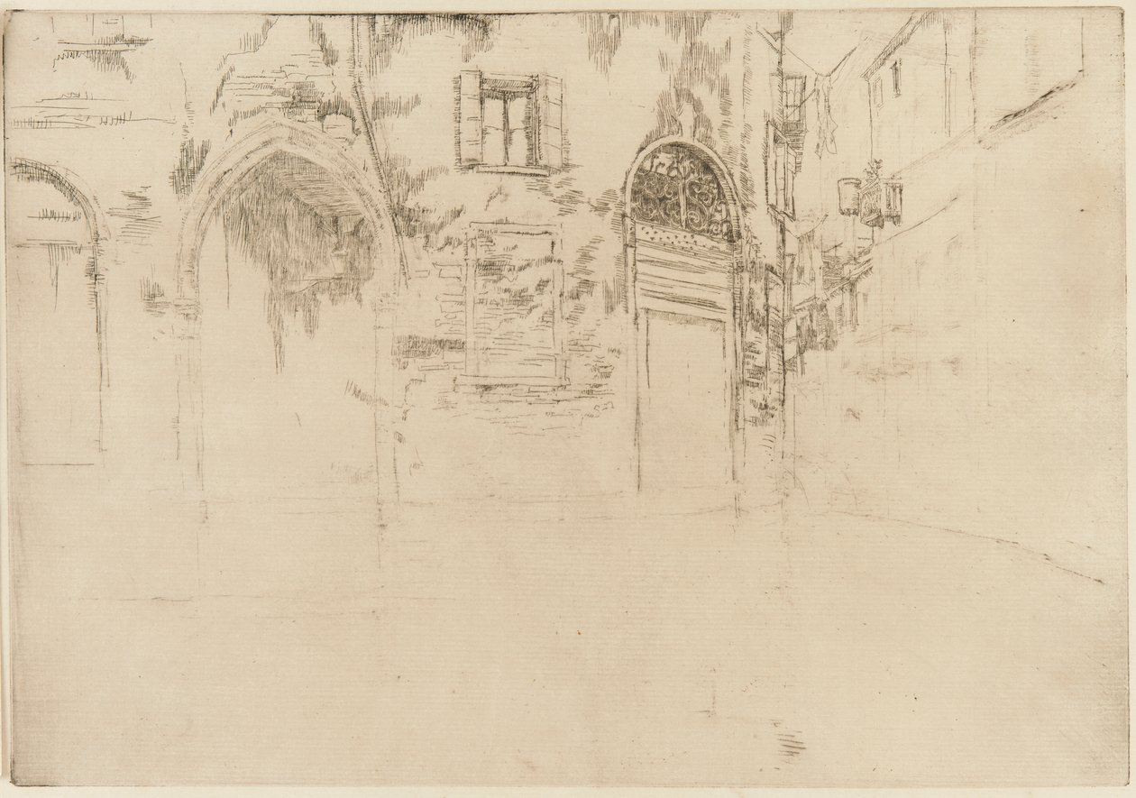 Die zwei Türöffnungen, 1879-1880 von James Abbott McNeill Whistler