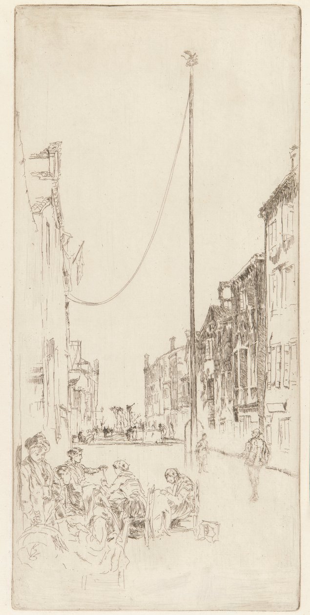 Der venezianische Mast von James Abbott McNeill Whistler