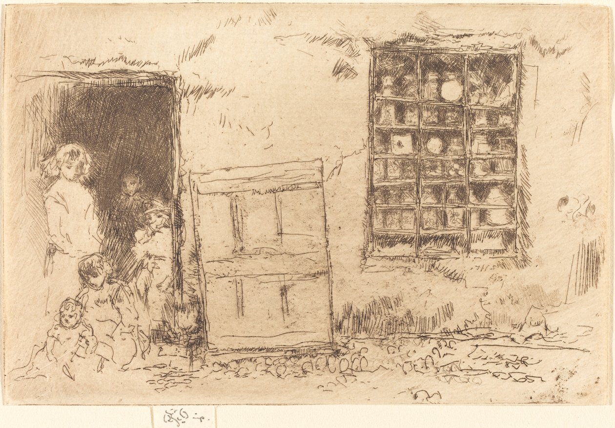 Der Dorfladen, 1887 von James Abbott McNeill Whistler