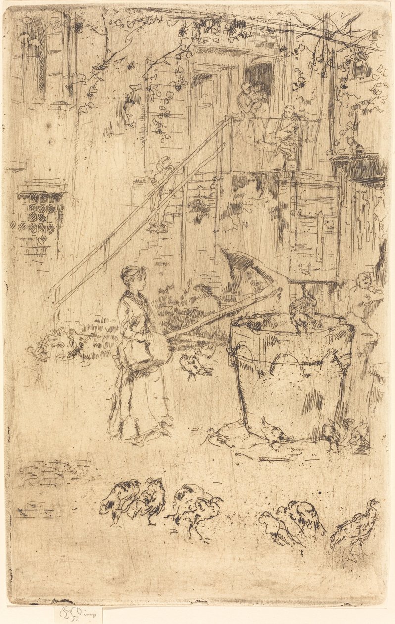 Truthähne, 1880 von James Abbott McNeill Whistler