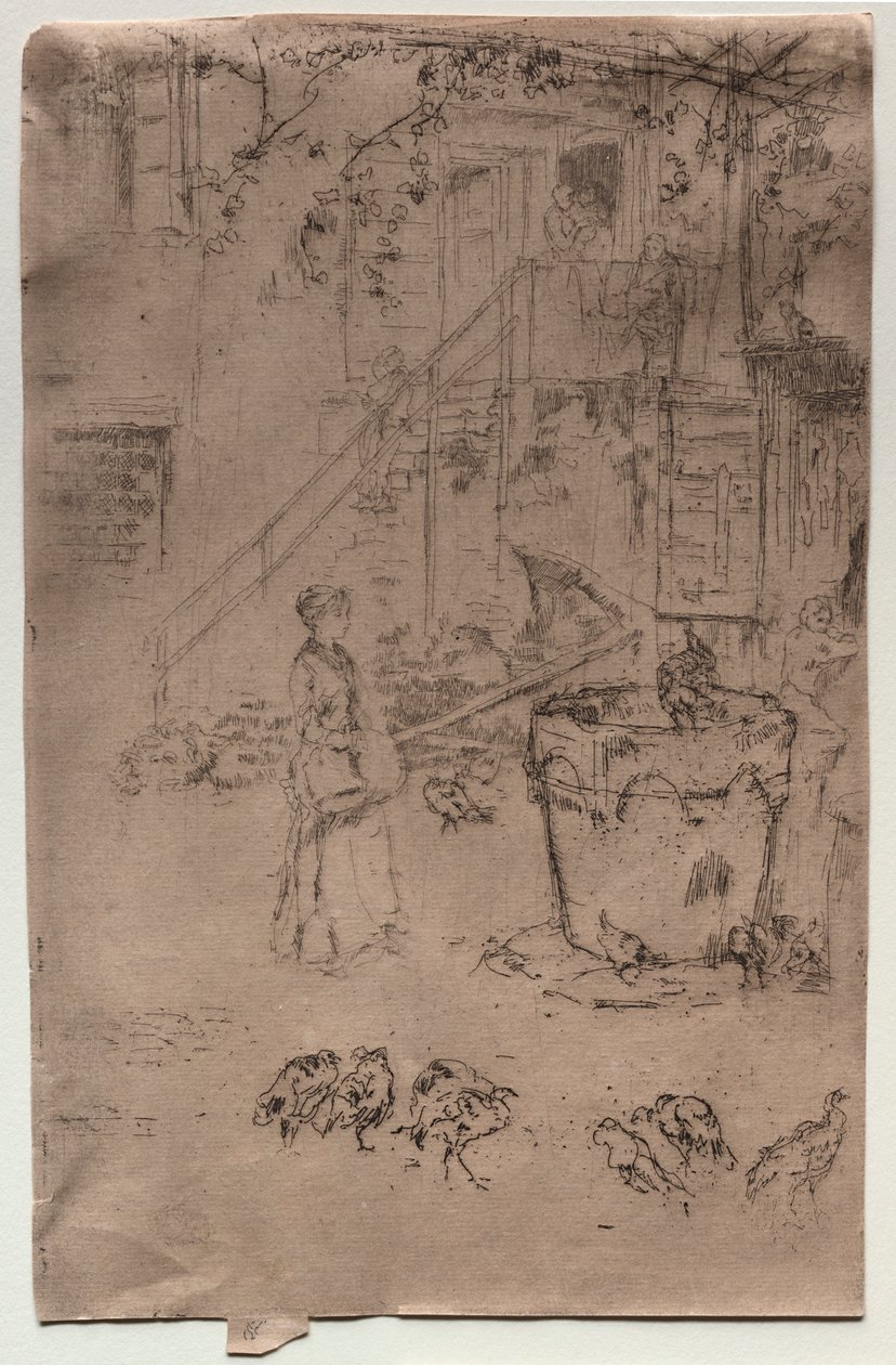 Truthähne, 1886 von James Abbott McNeill Whistler