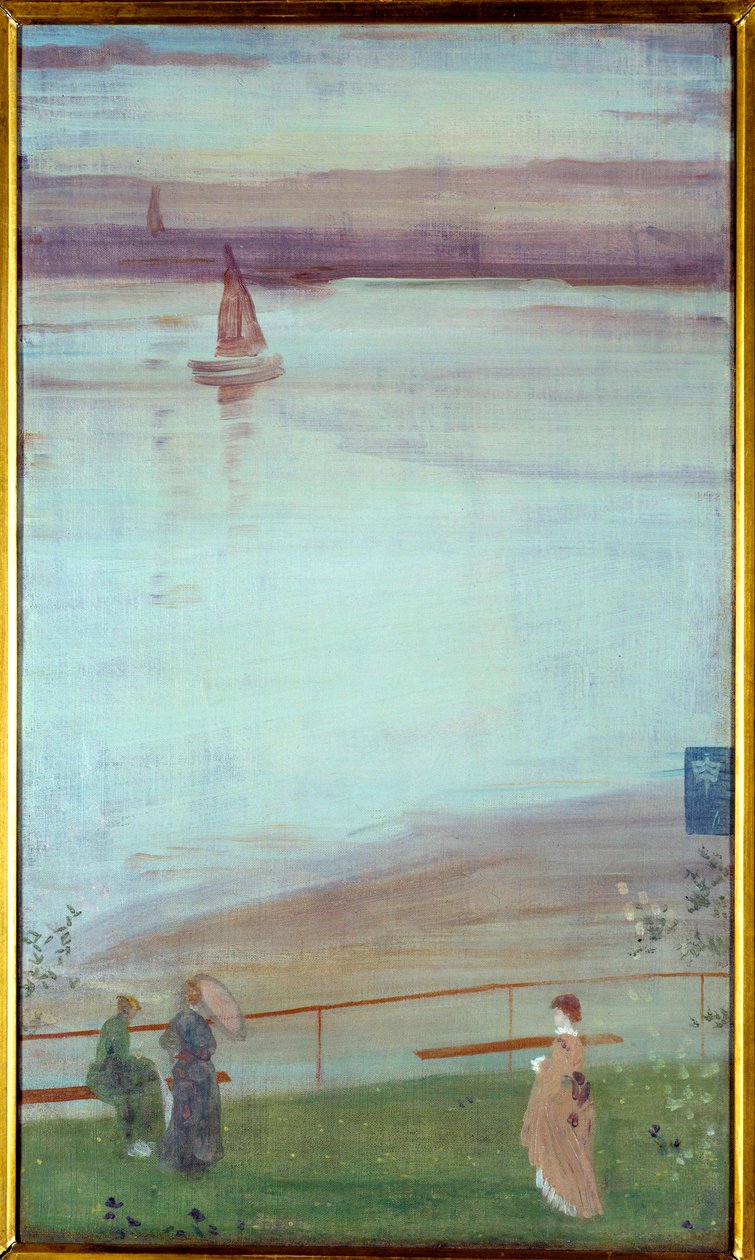 Variation in Lila und Grün, Gemälde von James Abbott McNeill Whistler von James Abbott McNeill Whistler