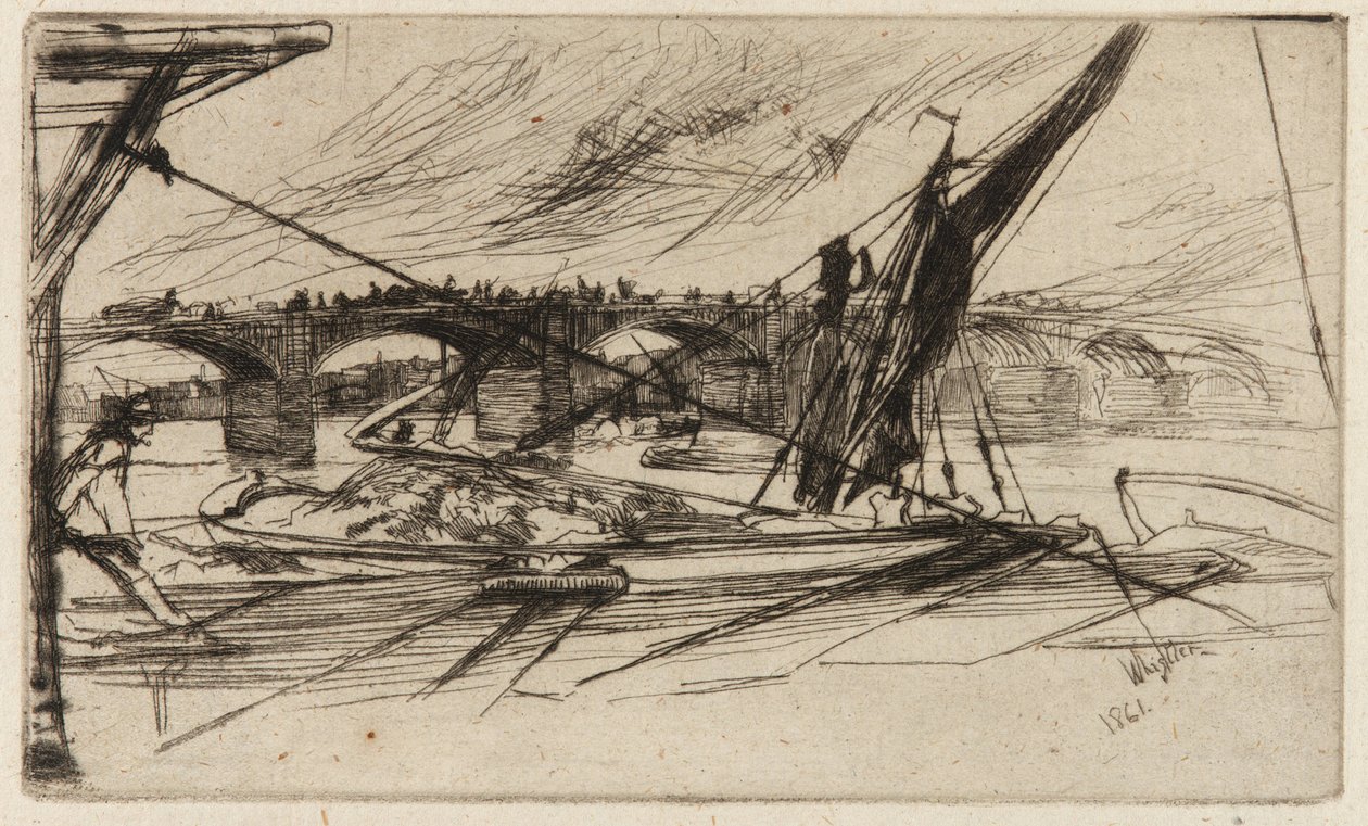 Vauxhall-Brücke, 1861 von James Abbott McNeill Whistler