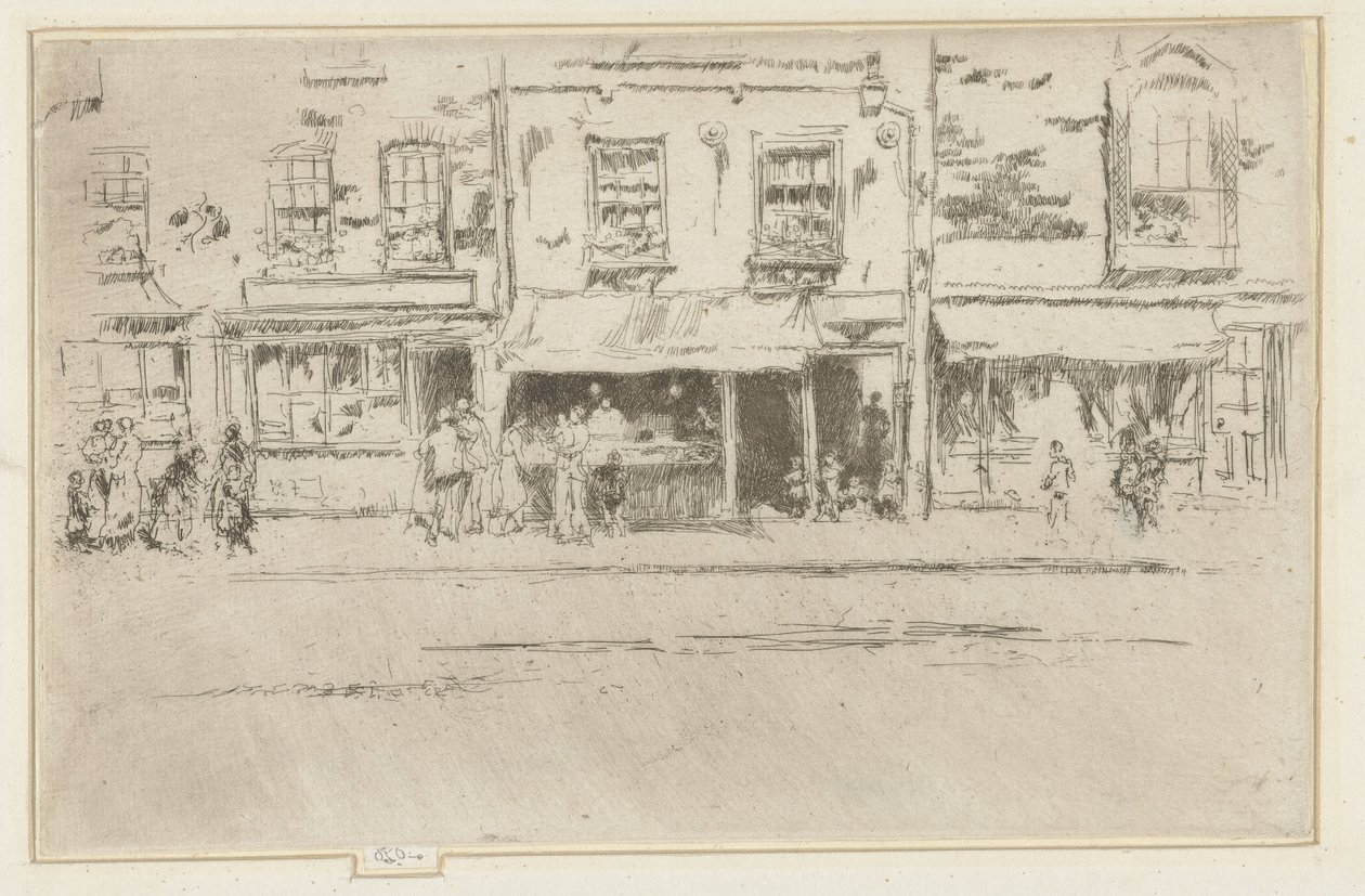 Fischladen in Chelsea von James Abbott McNeill Whistler