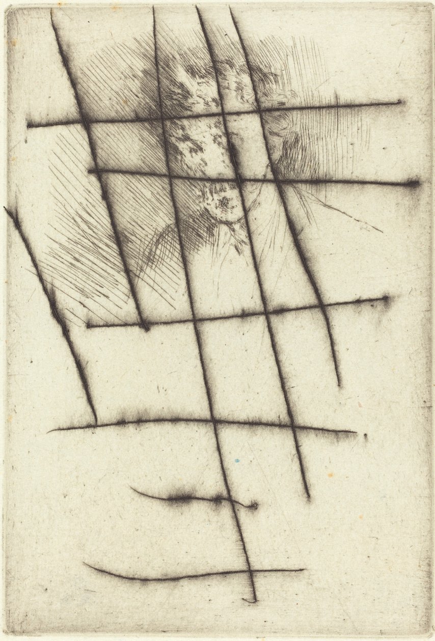 Whistler mit der weißen Locke, 1879 von James Abbott McNeill Whistler