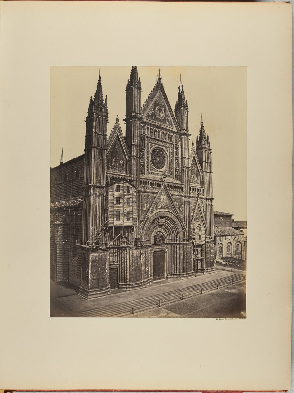 Die Fassade der Kathedrale von Orvieto von James Anderson