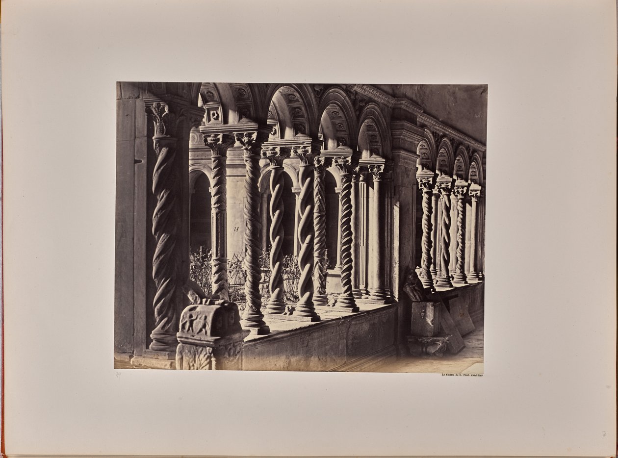Der Kreuzgang von Saint Paul. Innenansicht von James Anderson