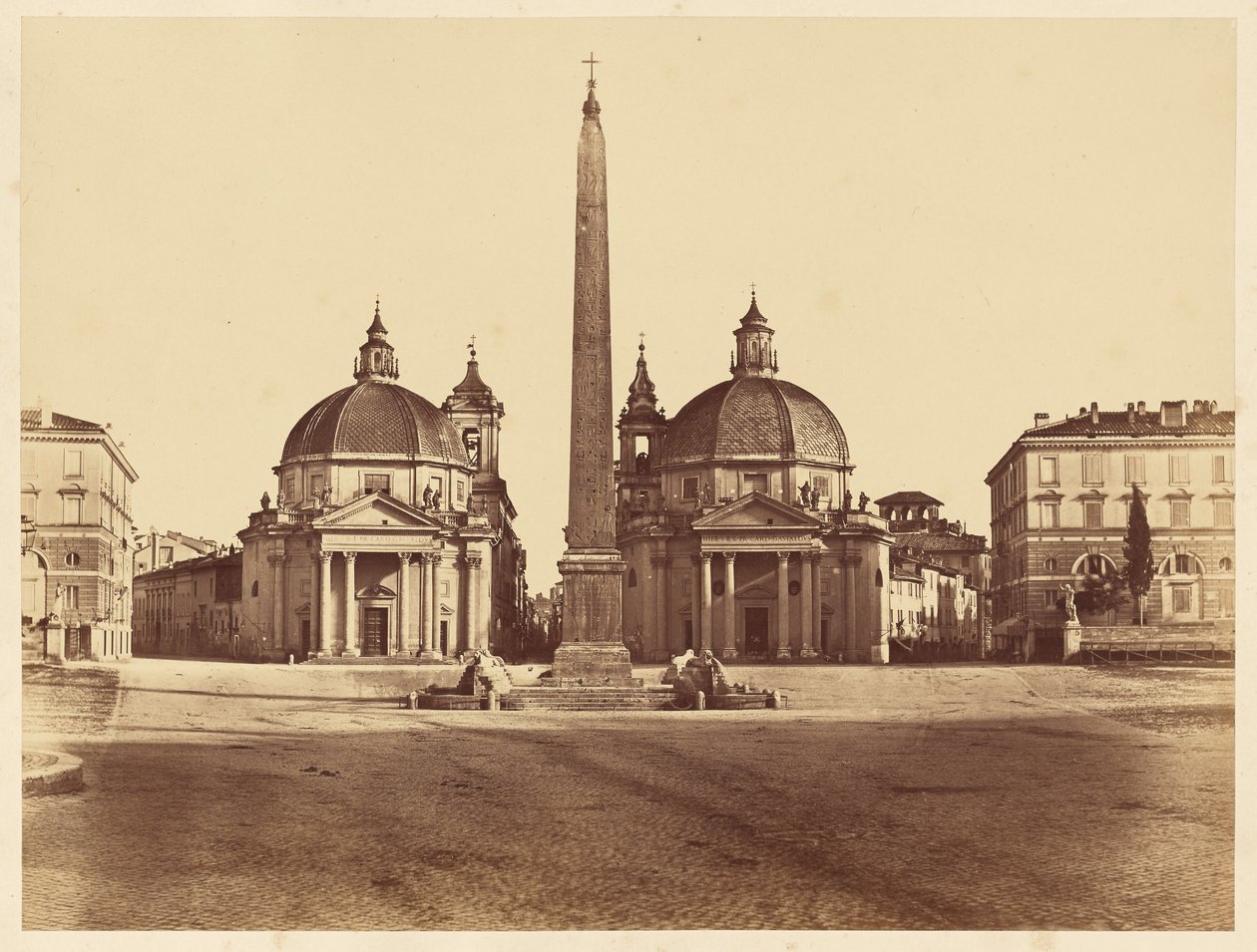 Ansicht der Piazza del Popolo von James Anderson