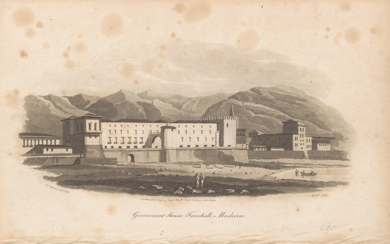 Regierungshaus, Funchal, Madeira von James Baily