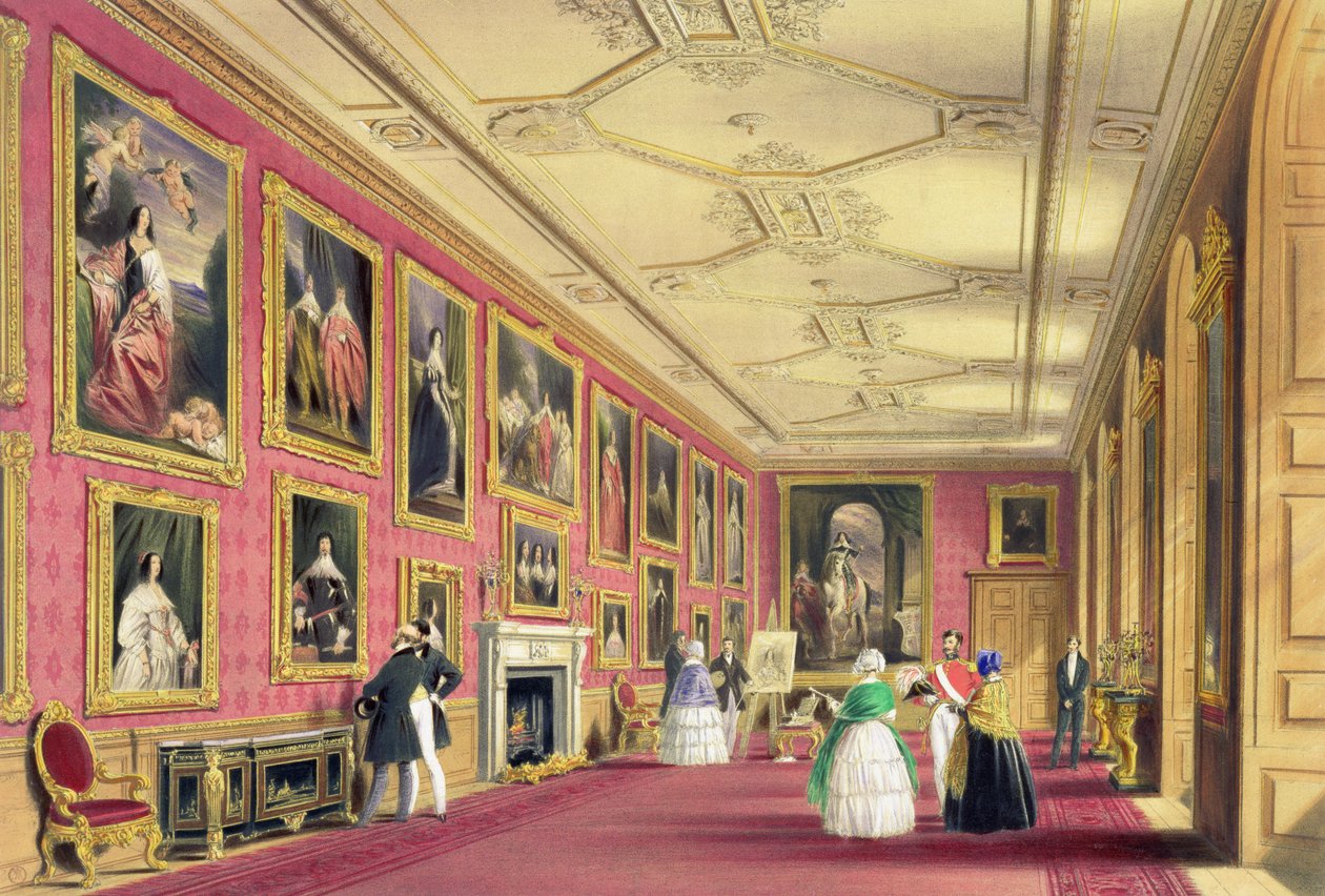 Der Vandyke-Raum, Windsor Castle von James Baker (after) Pyne