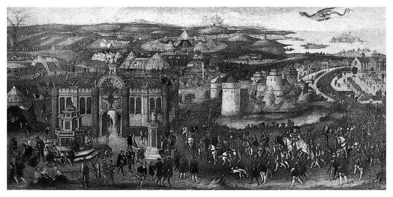 Das Feld des Goldenen Tuchs, 1520, 1896 von James Basire I