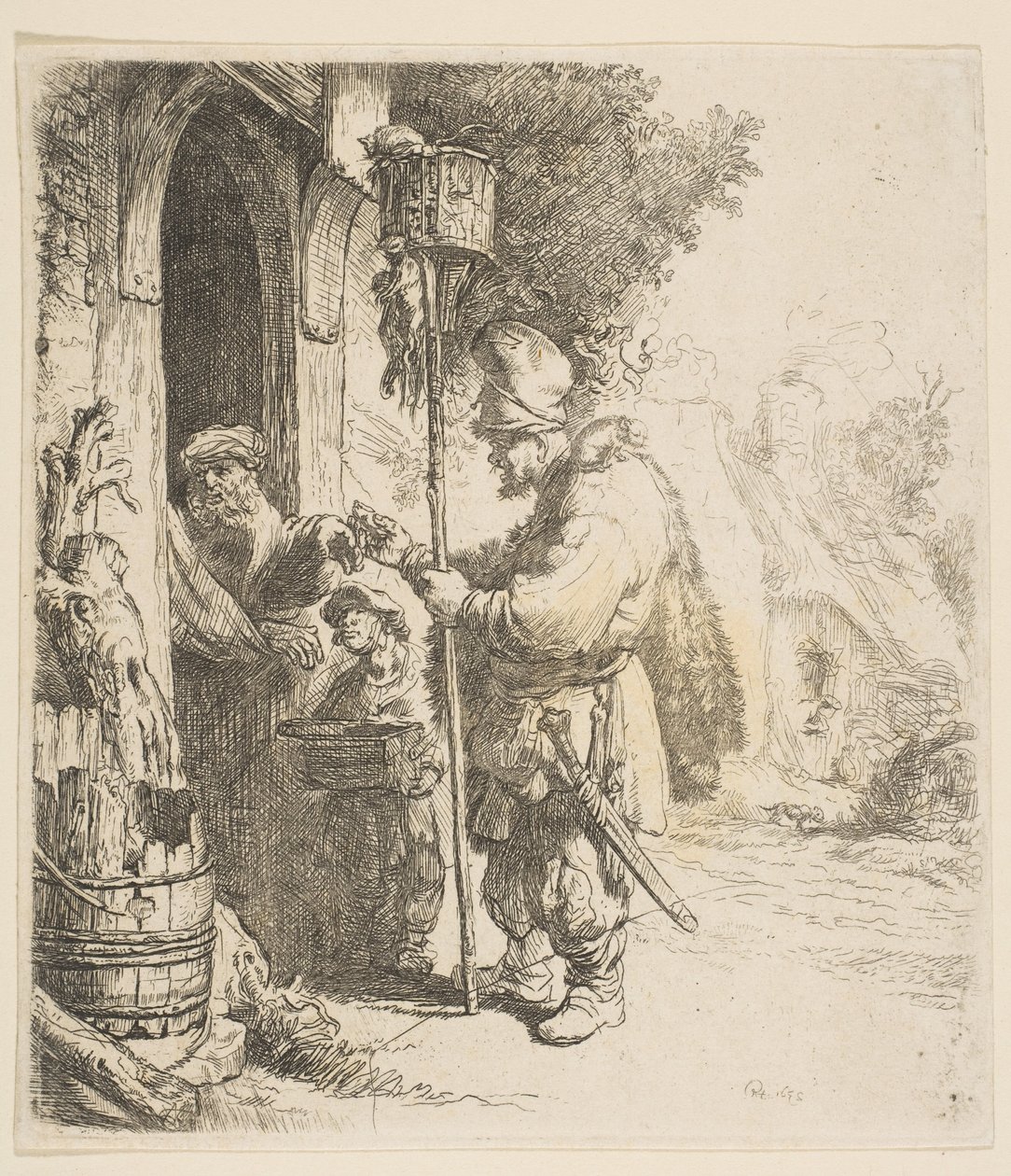 Der Rattenfänger, zweite Hälfte des 18. Jahrhunderts von James Bretherton