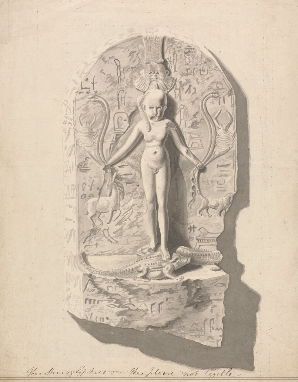 Nr.1 Eine Tafel von Hieroglyphen gefunden in Axum von James Bruce