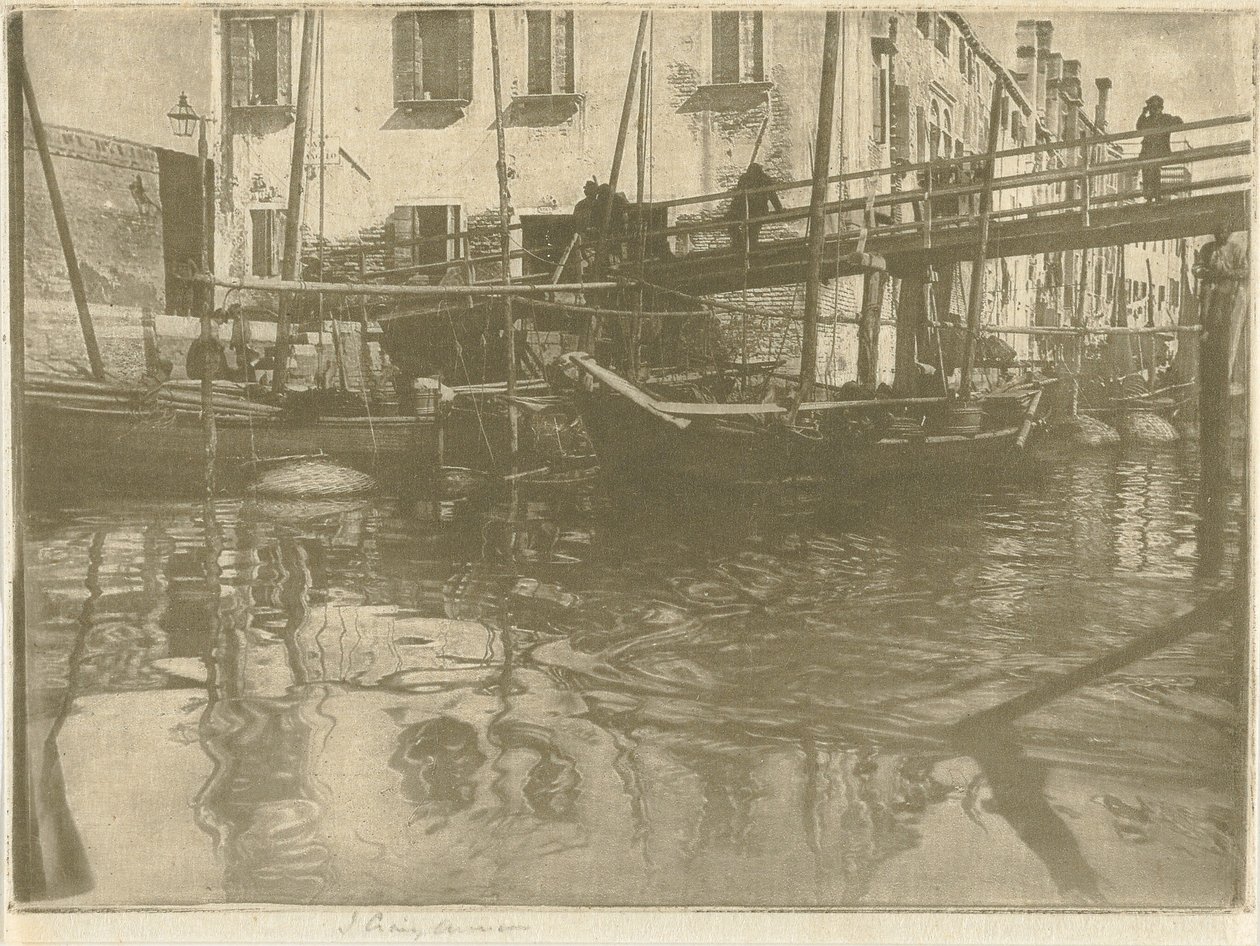 Ein schwarzer Kanal von James Craig Annan