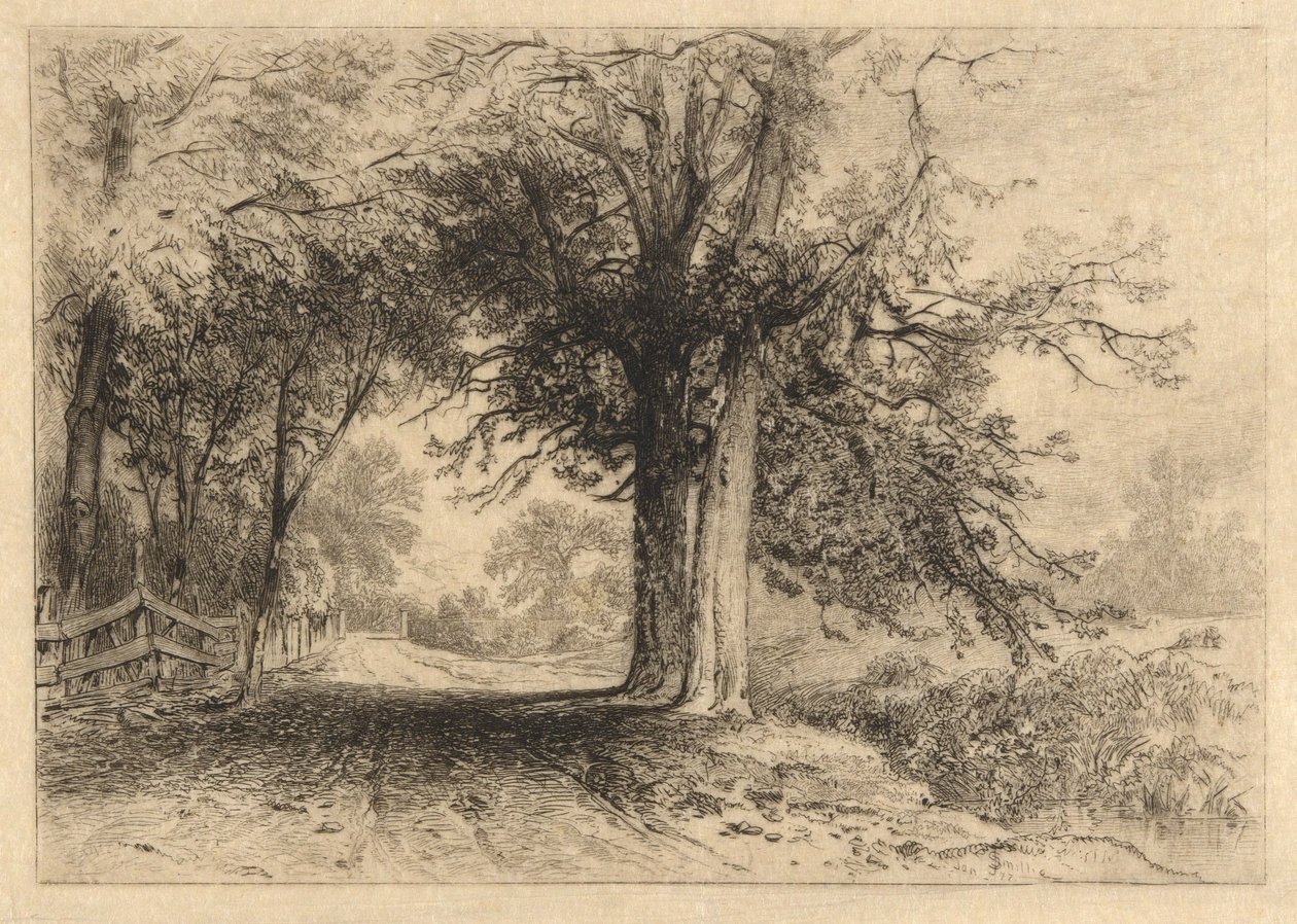 Ein Bauernweg, Jan. 1887, Opus 2 von James David Smillie