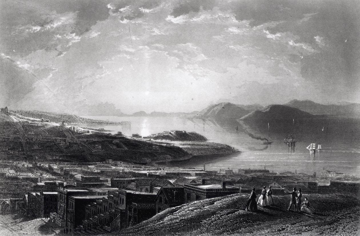 Golden Gate, von Telegraph Hill, aus 
