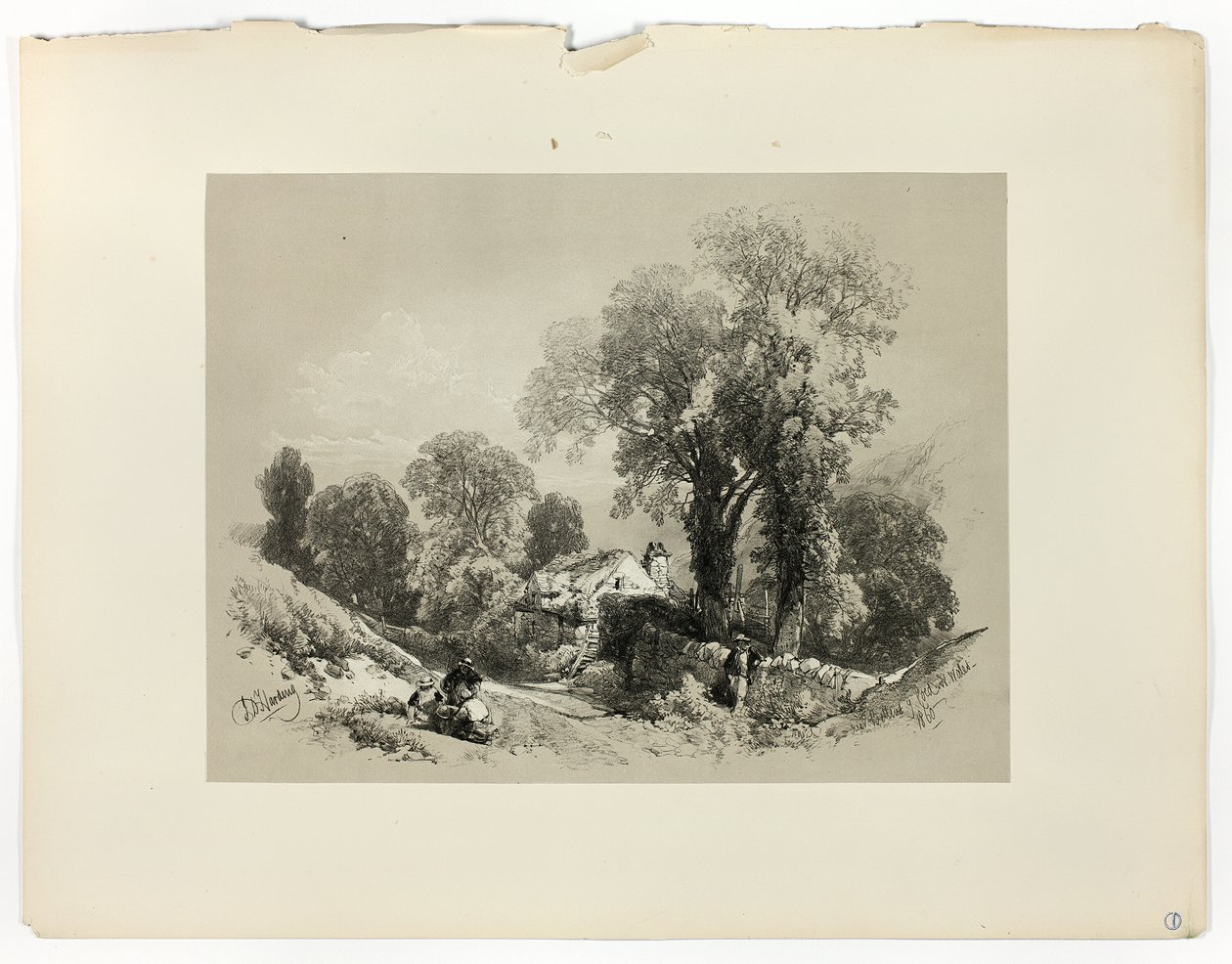 In der Nähe von Bettws y Coed, N. Wales, aus Picturesque Selections von James Duffield Harding