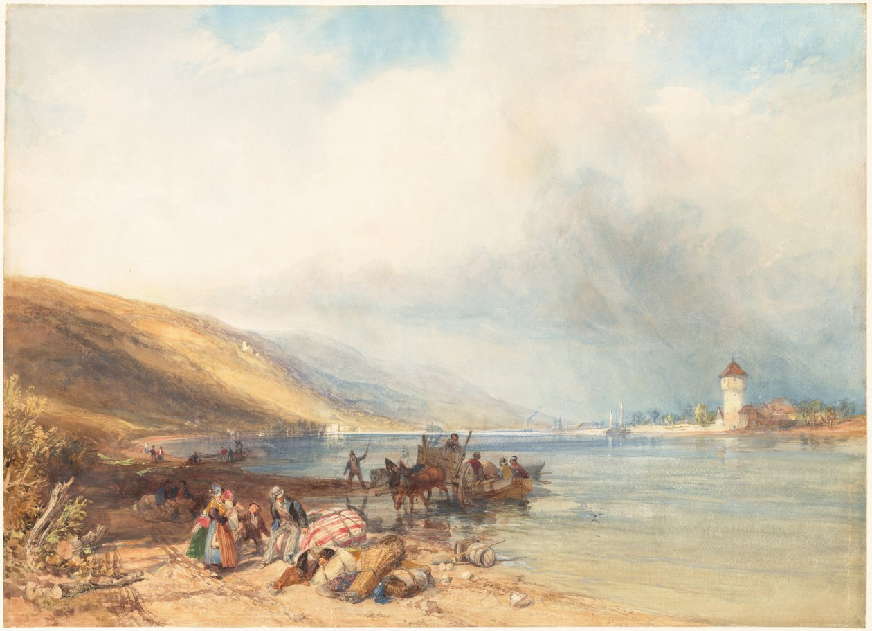Oberlahnstein am Rhein von James Duffield Harding