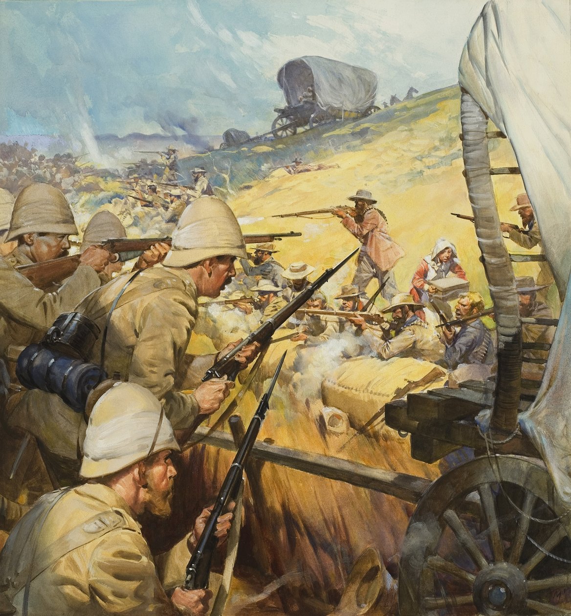 Burenkrieg Scharmützel von James Edwin McConnell
