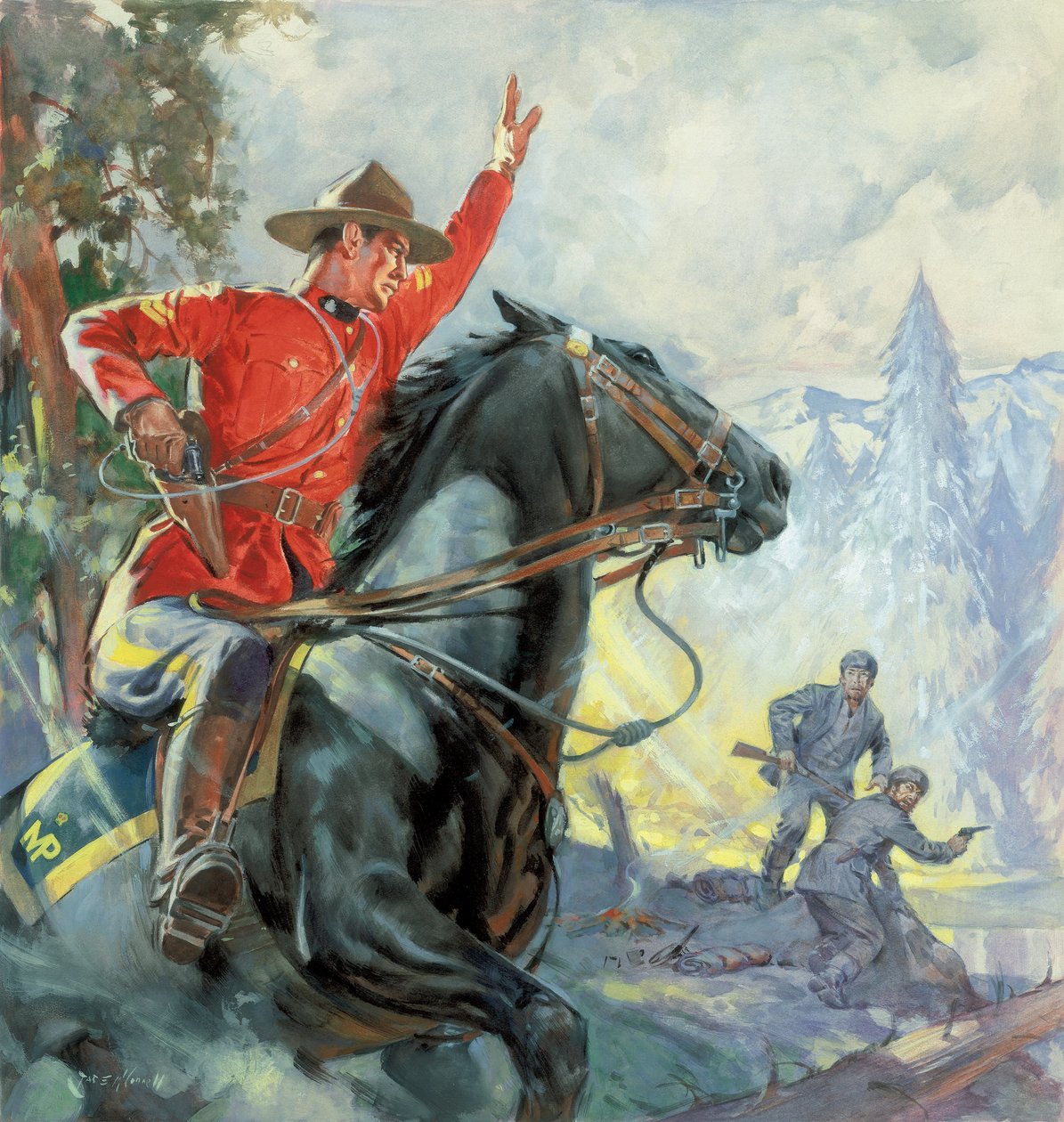 Kanadische Mounties von James Edwin McConnell