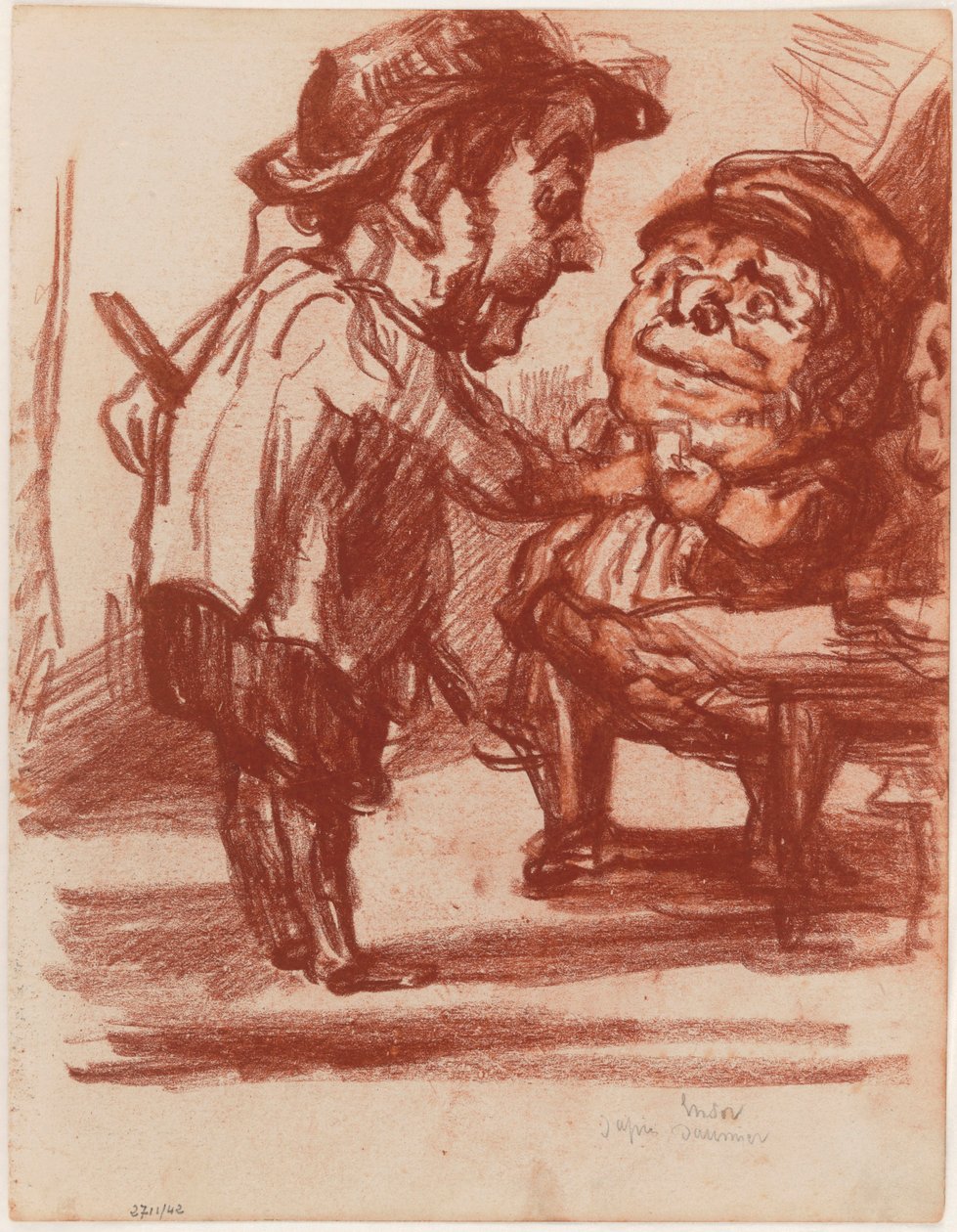 Nach Daumier: Die fröhlichen Jäger von James Ensor