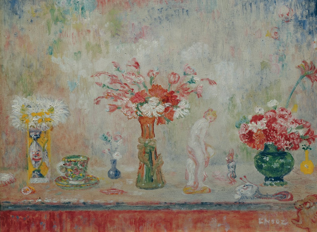 Fantastisches Stillleben von James Ensor