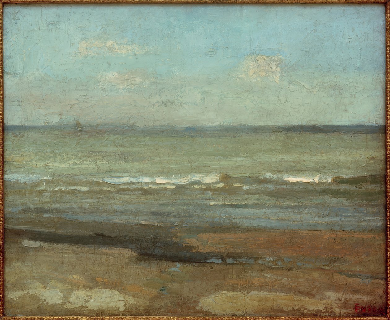 Graues Seestück von James Sidney Ensor