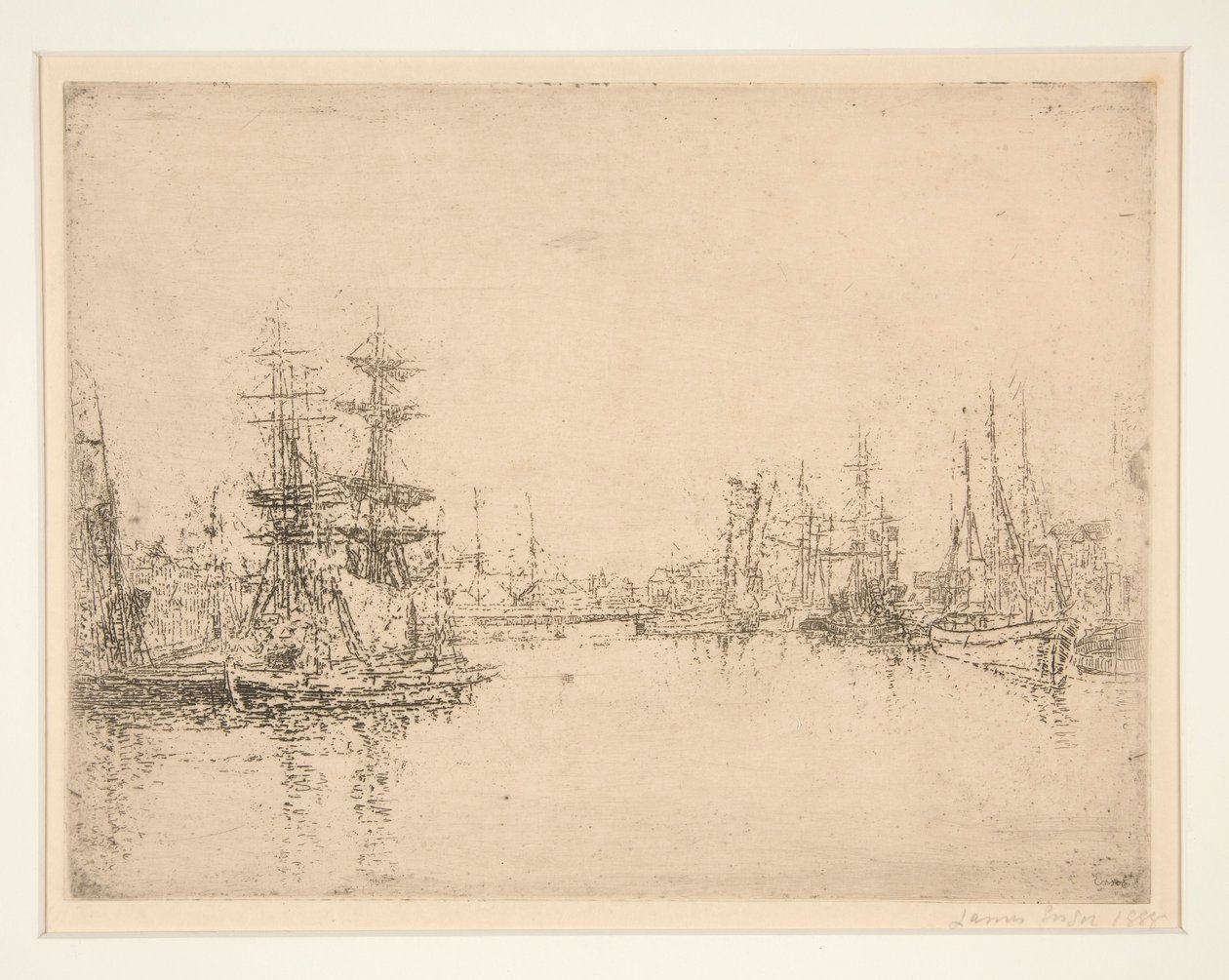 Das große Becken, Ostende von James Ensor