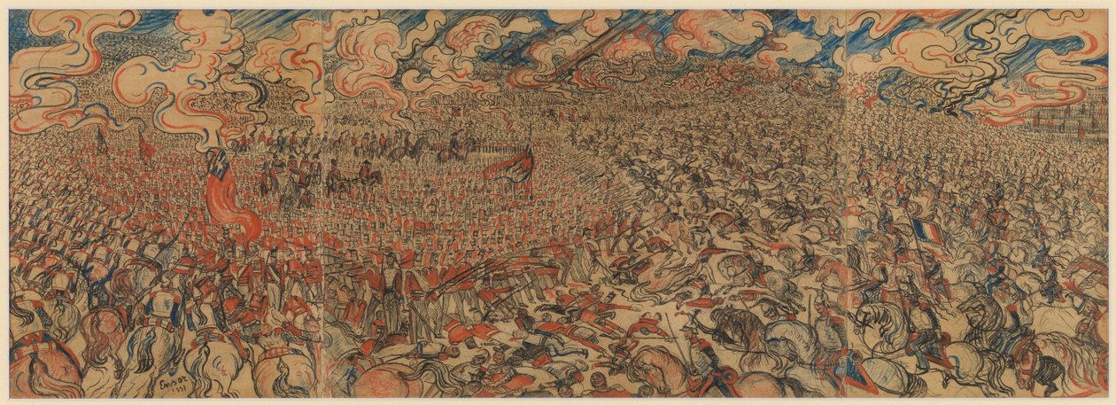 Die Kürassiere von Waterloo von James Ensor