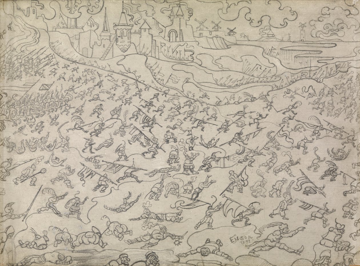Die liederlichen Söldner von James Ensor