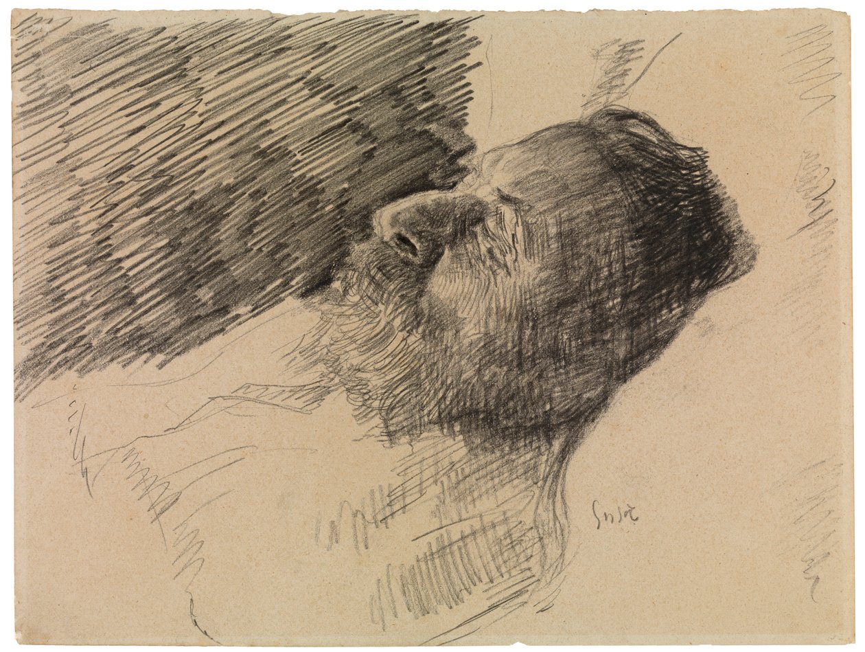 Der Vater des Künstlers im Tod von James Ensor
