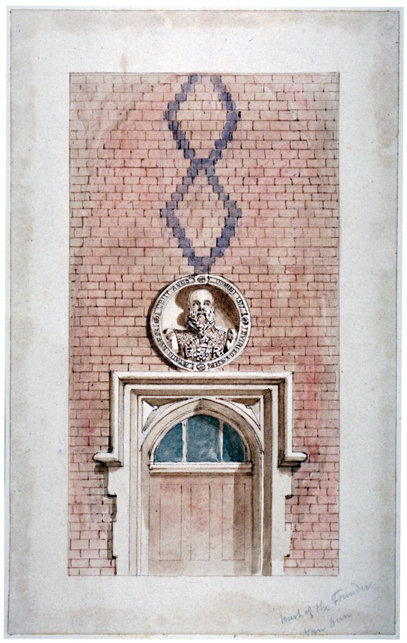 Van Dun Almshouses, Caxton Street, London, 1852 von James Findlay