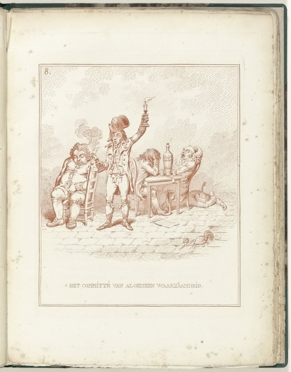 Komitee der Allgemeinen Wachsamkeit, 1795 von James Gillray (possibly)