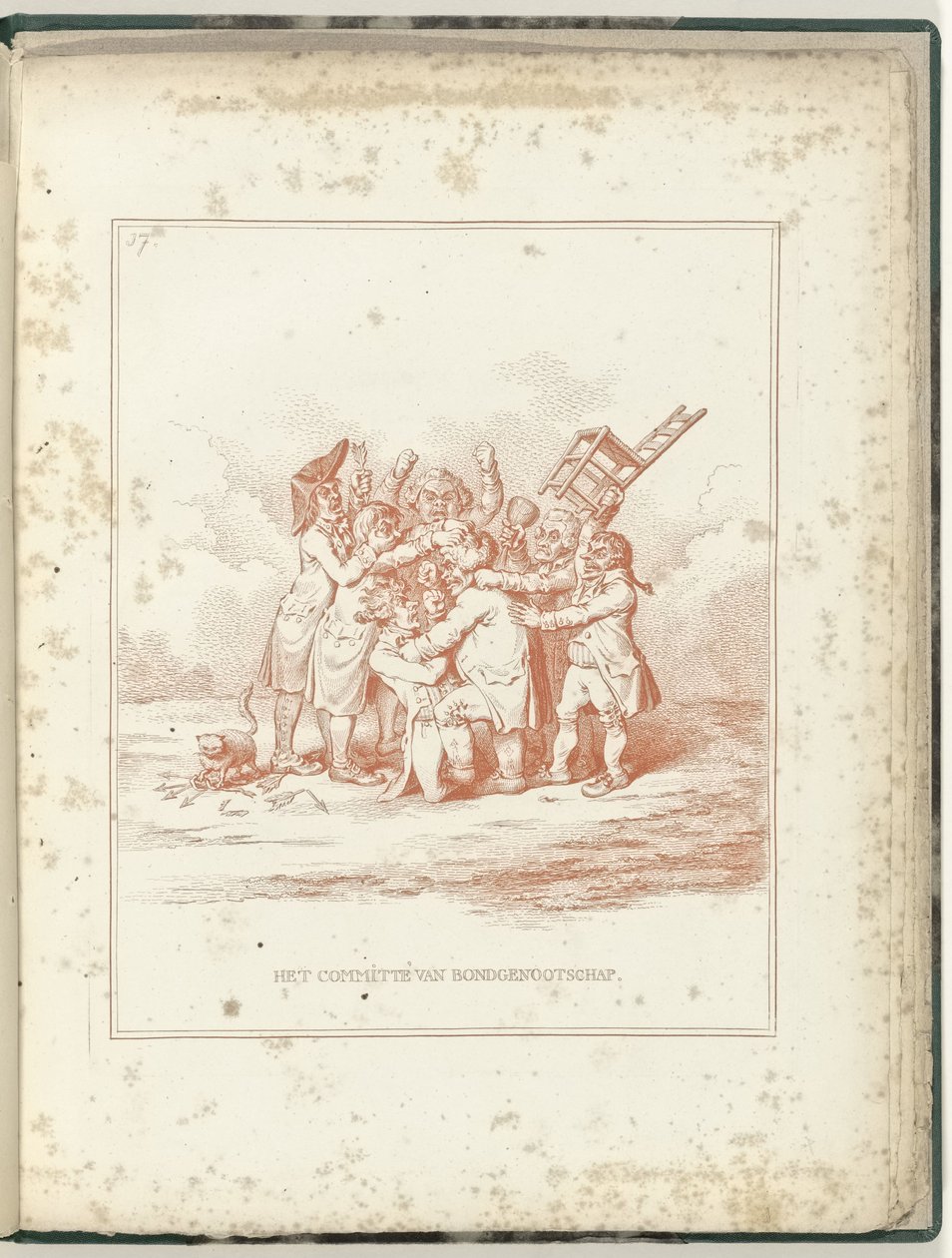 Komitee der Allianz, 1795 von James Gillray (possibly)