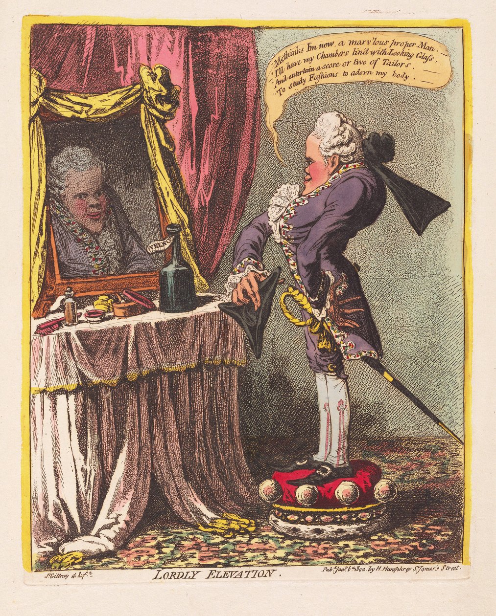 Herrschaftliche Erhebung von James Gillray