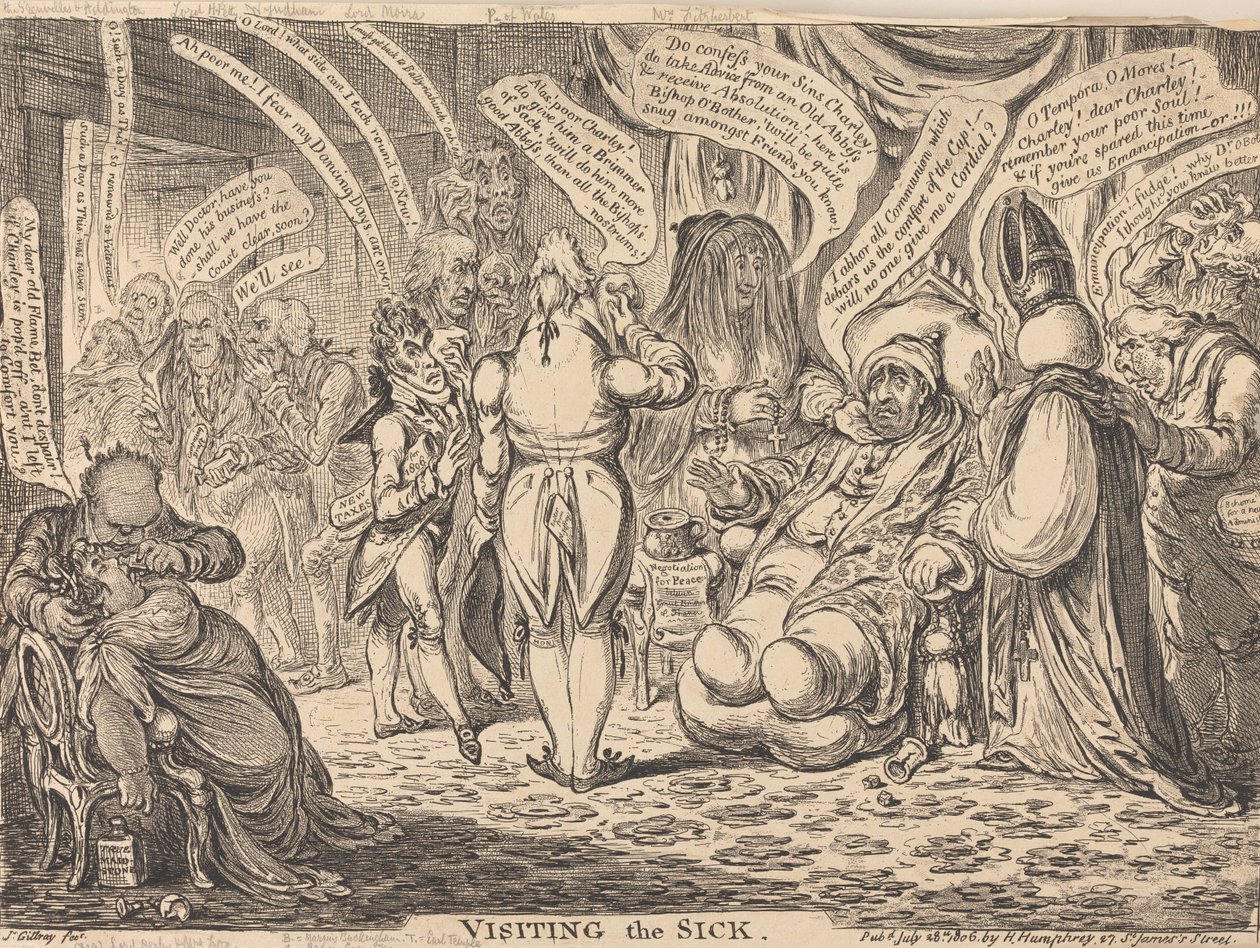 Krankenbesuch von James Gillray