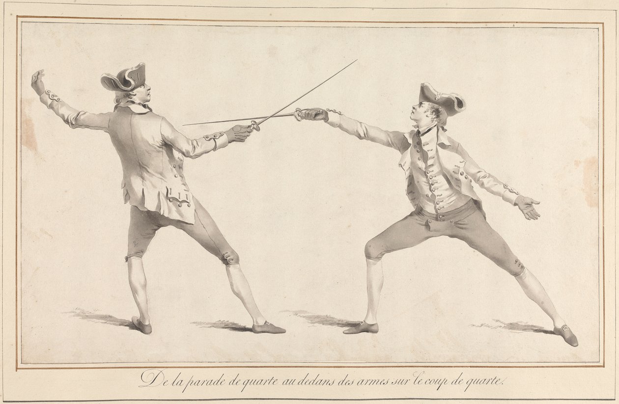 De la Parade de Quarte au Dedans des Armes sur le Coup de Quarte von James Gwin