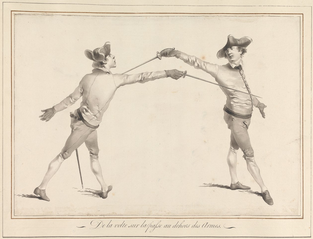 De la Volte sur la Passe au Dehors des Armes von James Gwin