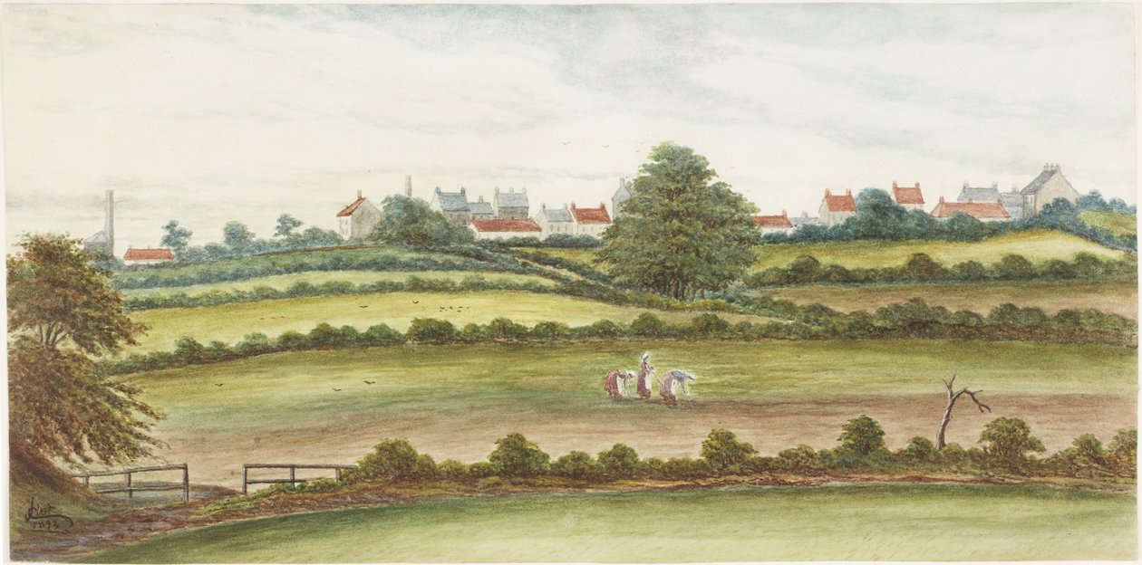 Monkseaton von Norden von James Henry Cleet