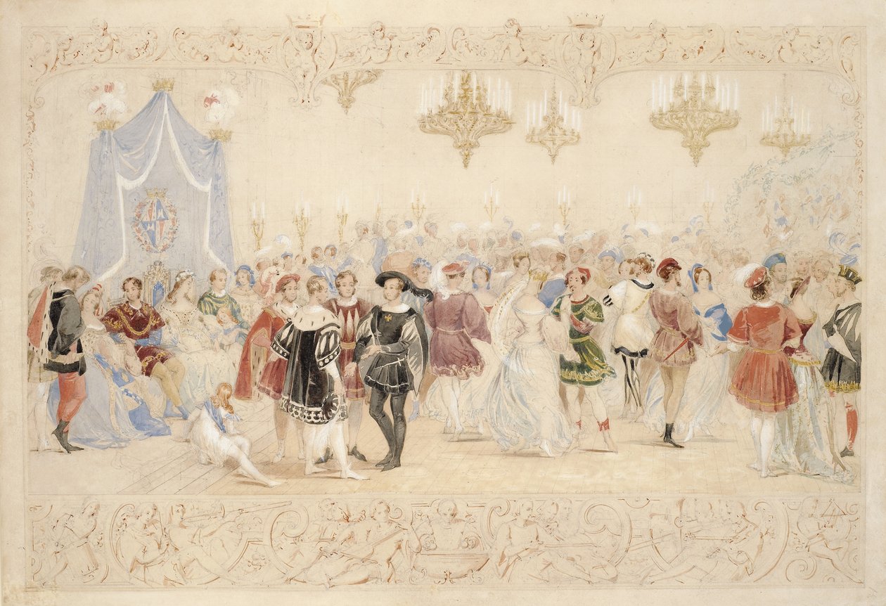 Der Ball von James Henry Nixon: hochwertiger Kunstdruck