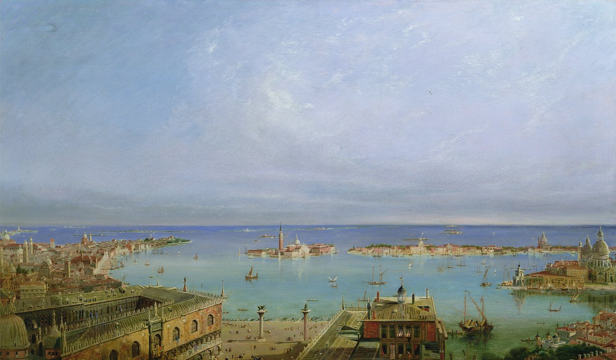 Blick auf Venedig vom Campanile von James Holland