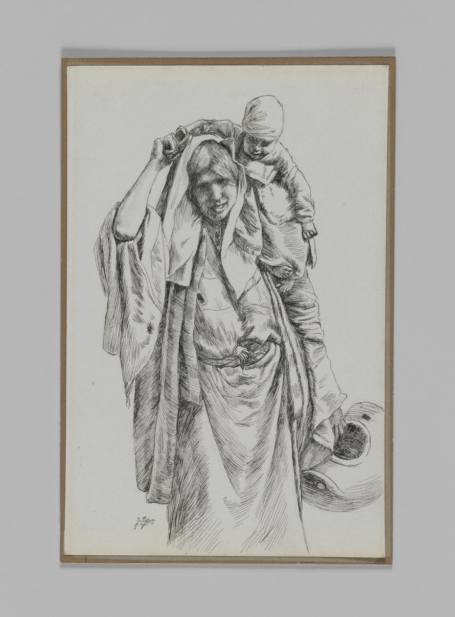 Eine typische Frau von Jerusalem, Illustration aus Das Leben unseres Herrn Jesus Christus von James Jacques Joseph Tissot