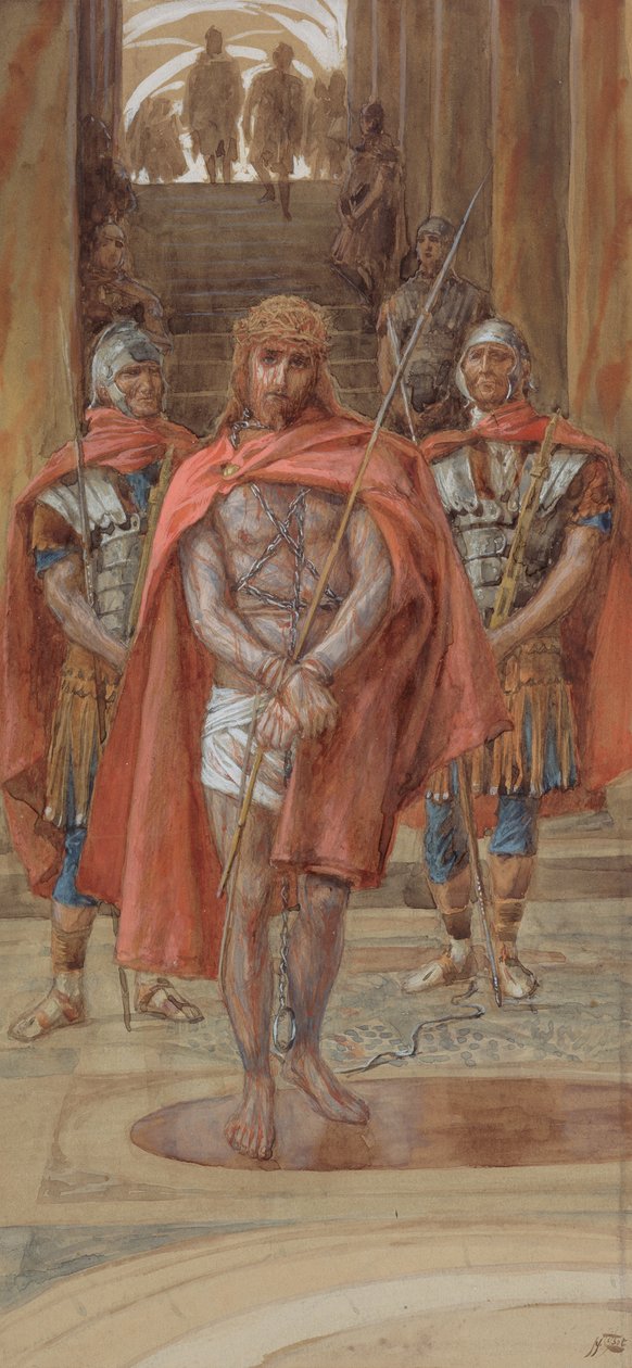 Christus verlässt die Gerichtshalle, Illustration für Das Leben Christi von James Jacques Joseph Tissot