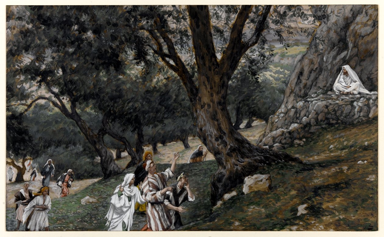 Jesus ging an einen einsamen Ort, Illustration für Das Leben Christi, ca. 1884-96 von James Jacques Joseph Tissot