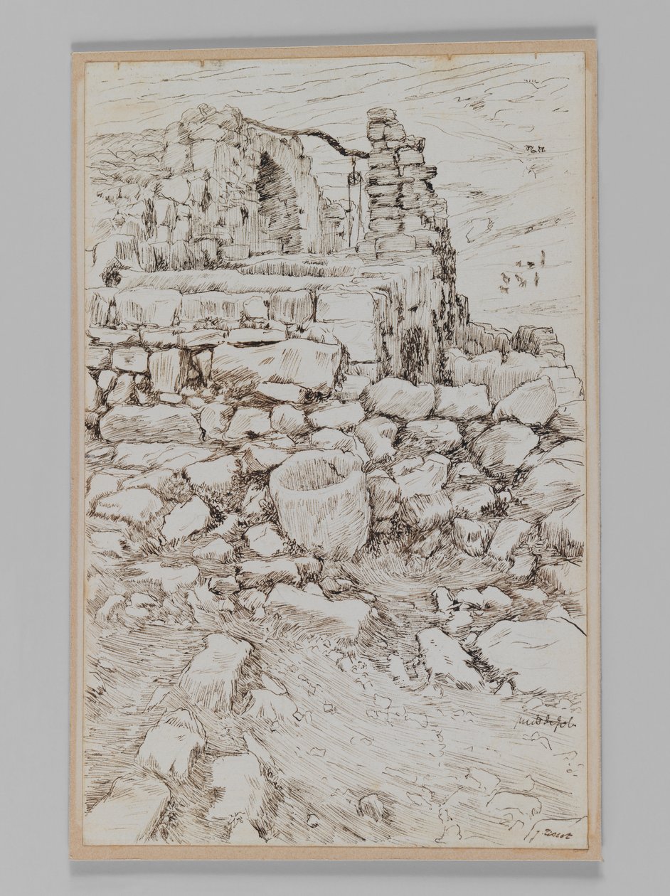 Jobs Brunnen, Illustration aus Das Leben unseres Herrn Jesus Christus von James Jacques Joseph Tissot