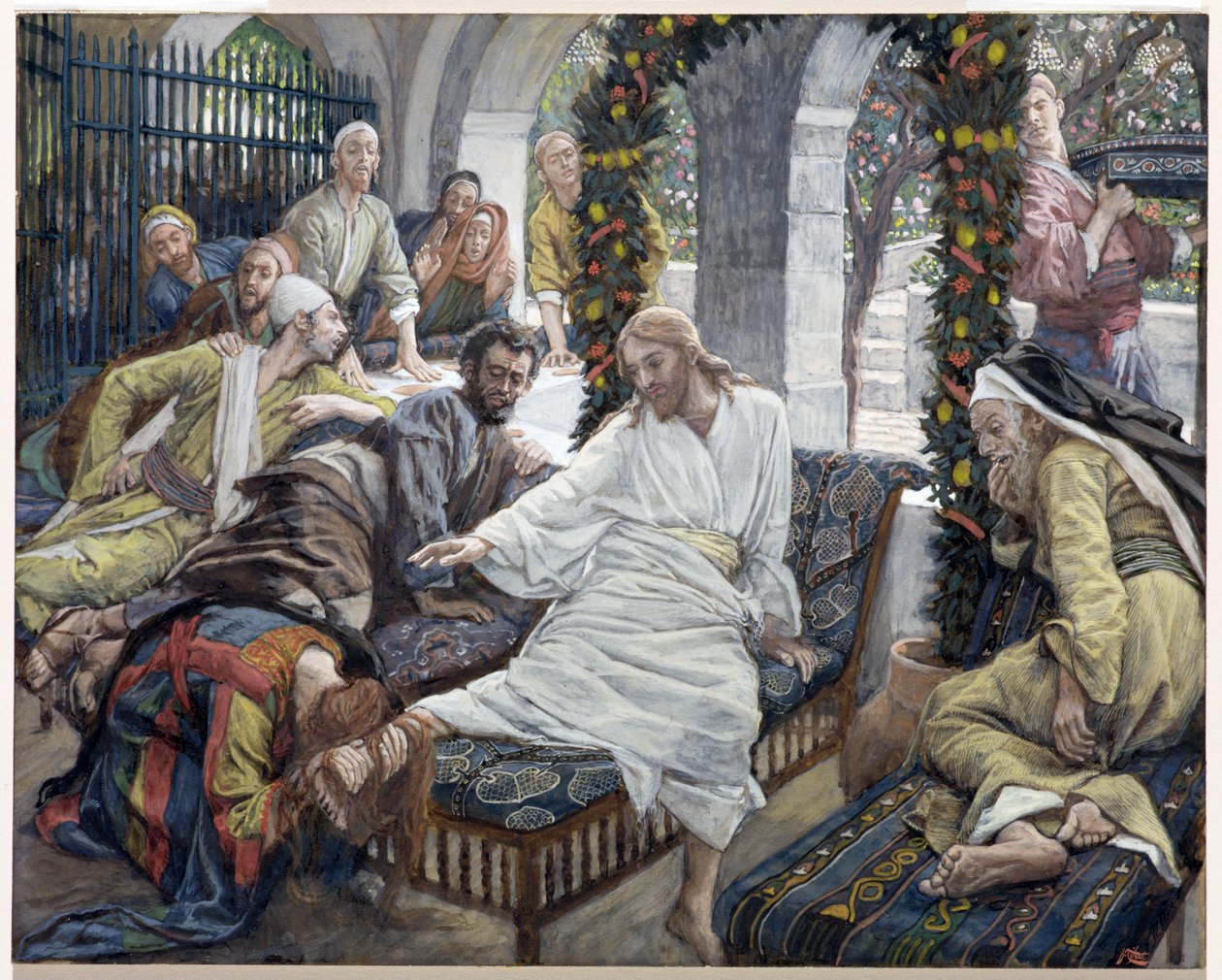 Maria Magdalenas Kiste mit sehr kostbarem Salböl, Illustration für Das Leben Christi, ca. 1886-96 von James Jacques Joseph Tissot