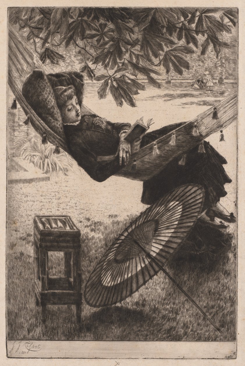 Die Hängematte von James Jacques Joseph Tissot