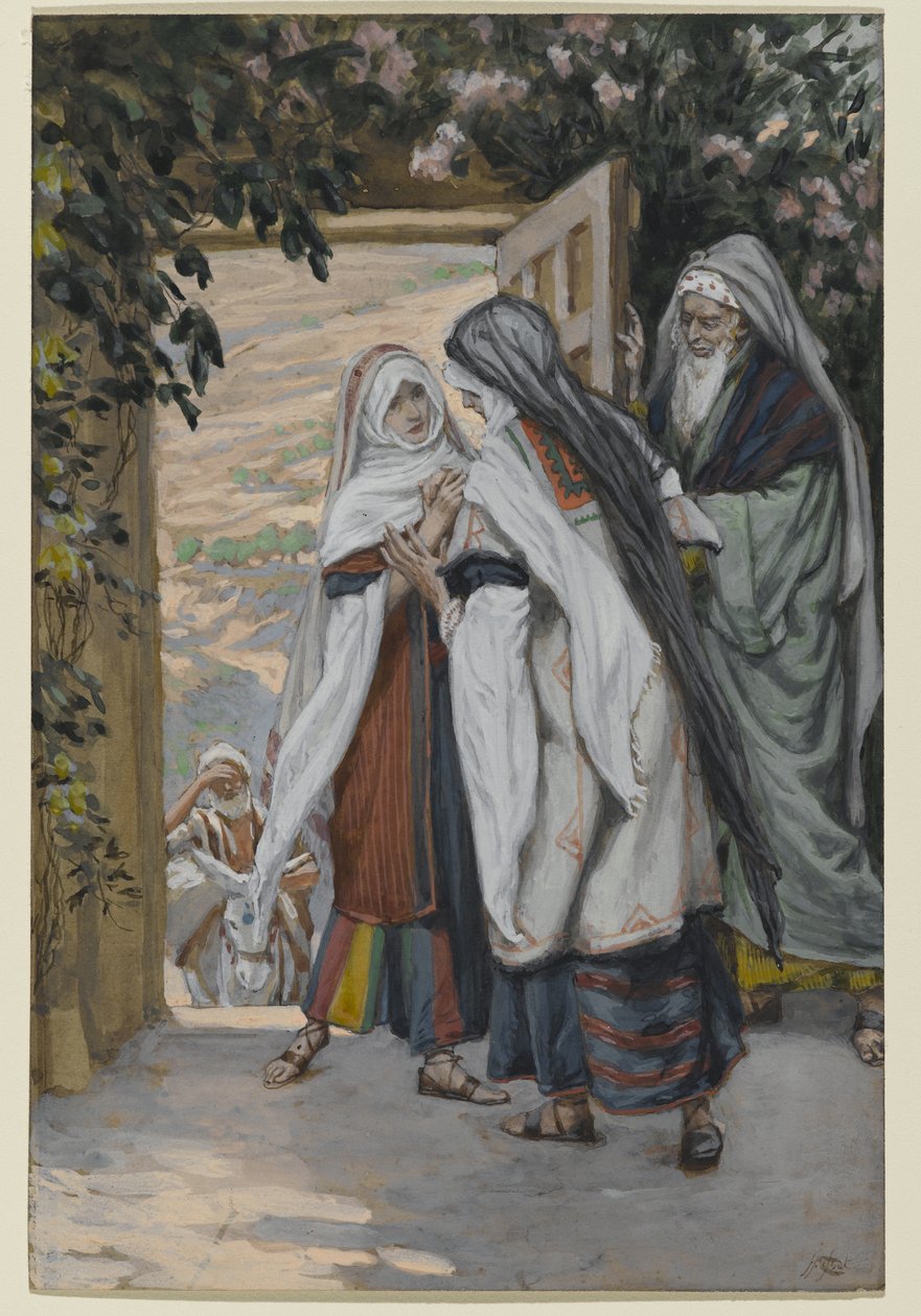 Der Besuch, Illustration für Das Leben Christi, ca. 1886-94 von James Jacques Joseph Tissot