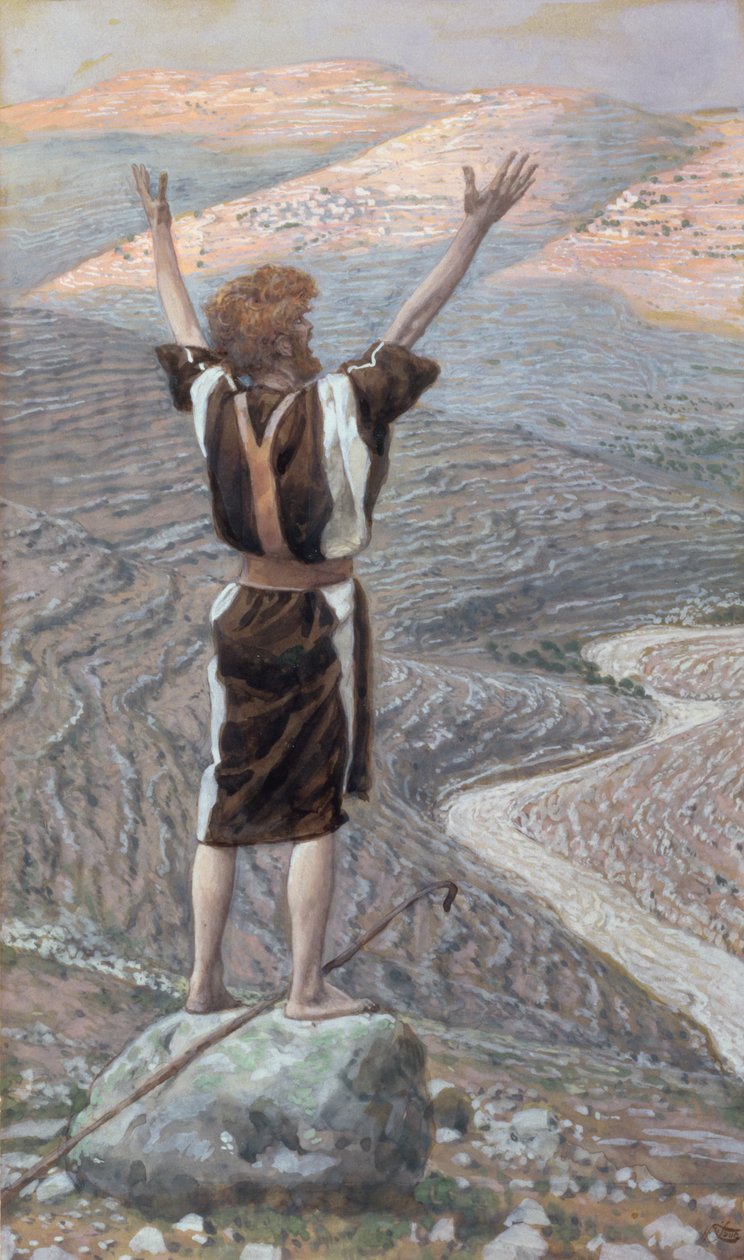 Die Stimme in der Wüste, Illustration für Das Leben Christi, ca. 1886-96 von James Jacques Joseph Tissot